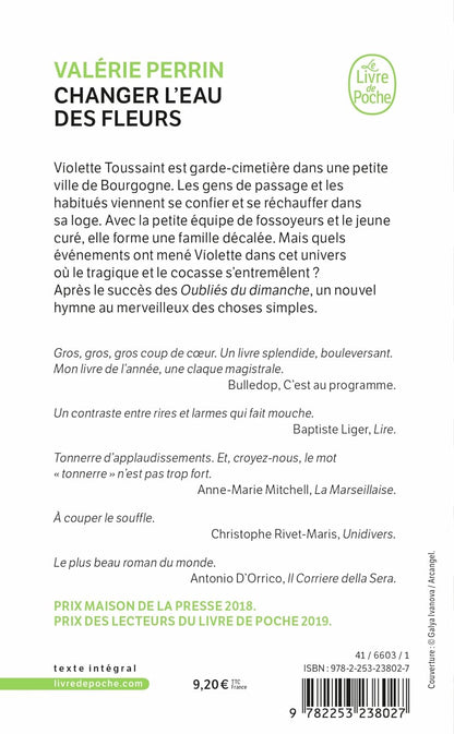 Changer L'eau des Fleurs - Valerie Perrin