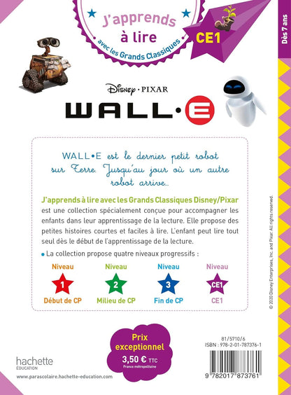 J'apprends a lire - Disney Walle CE 1