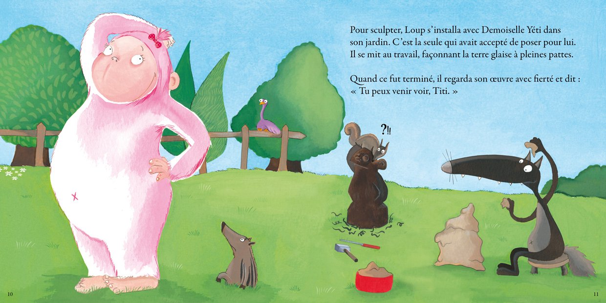 Le loup qui voulait etre un artiste