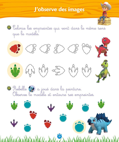 DINO RANCH - J'APPRENDS LES GRANDES LETTRES - MOYENNE SECTION