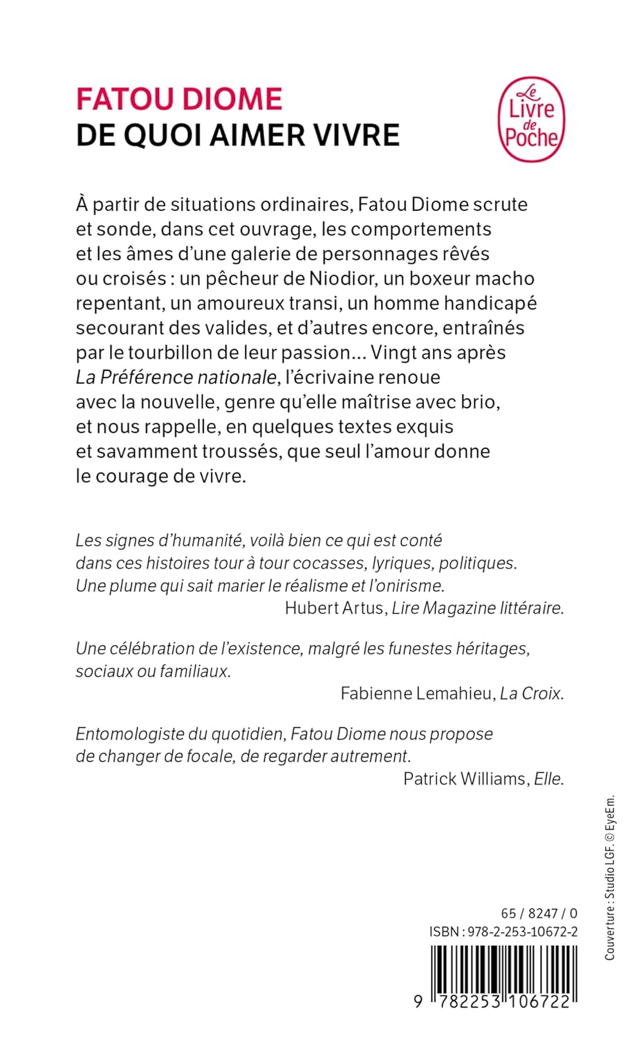 Fatou diome - De Quoi Aimer Vivre