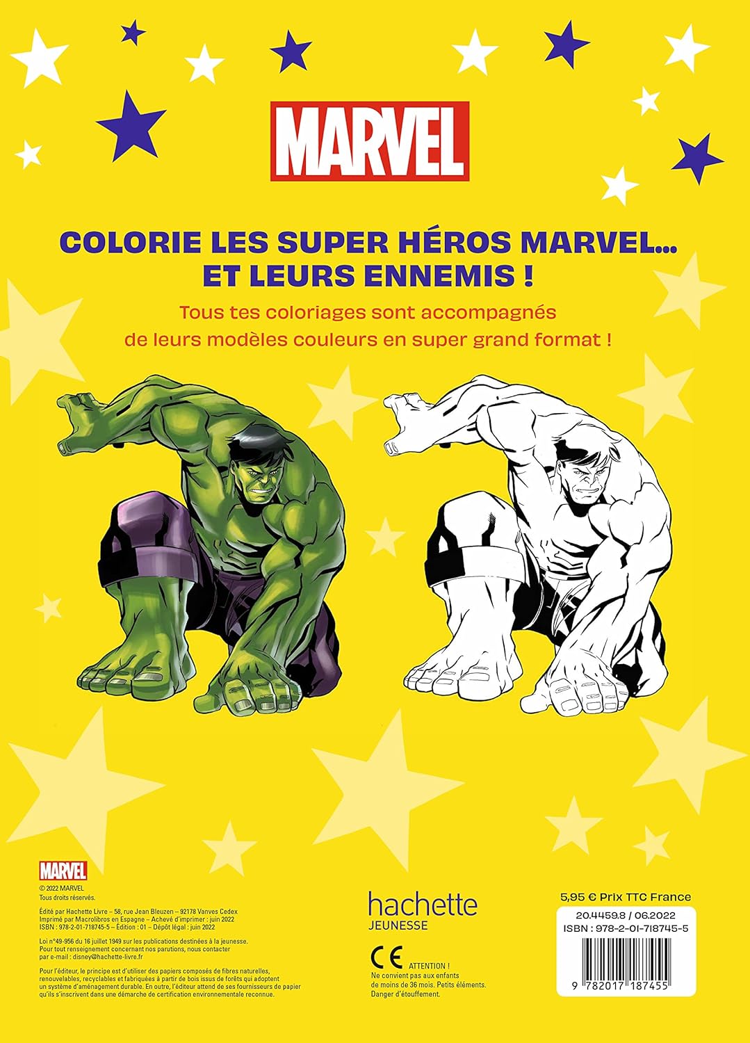 Super Colos - Marvel - Livres coloriage