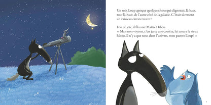 Le loup qui avait la tete dans les etoiles
