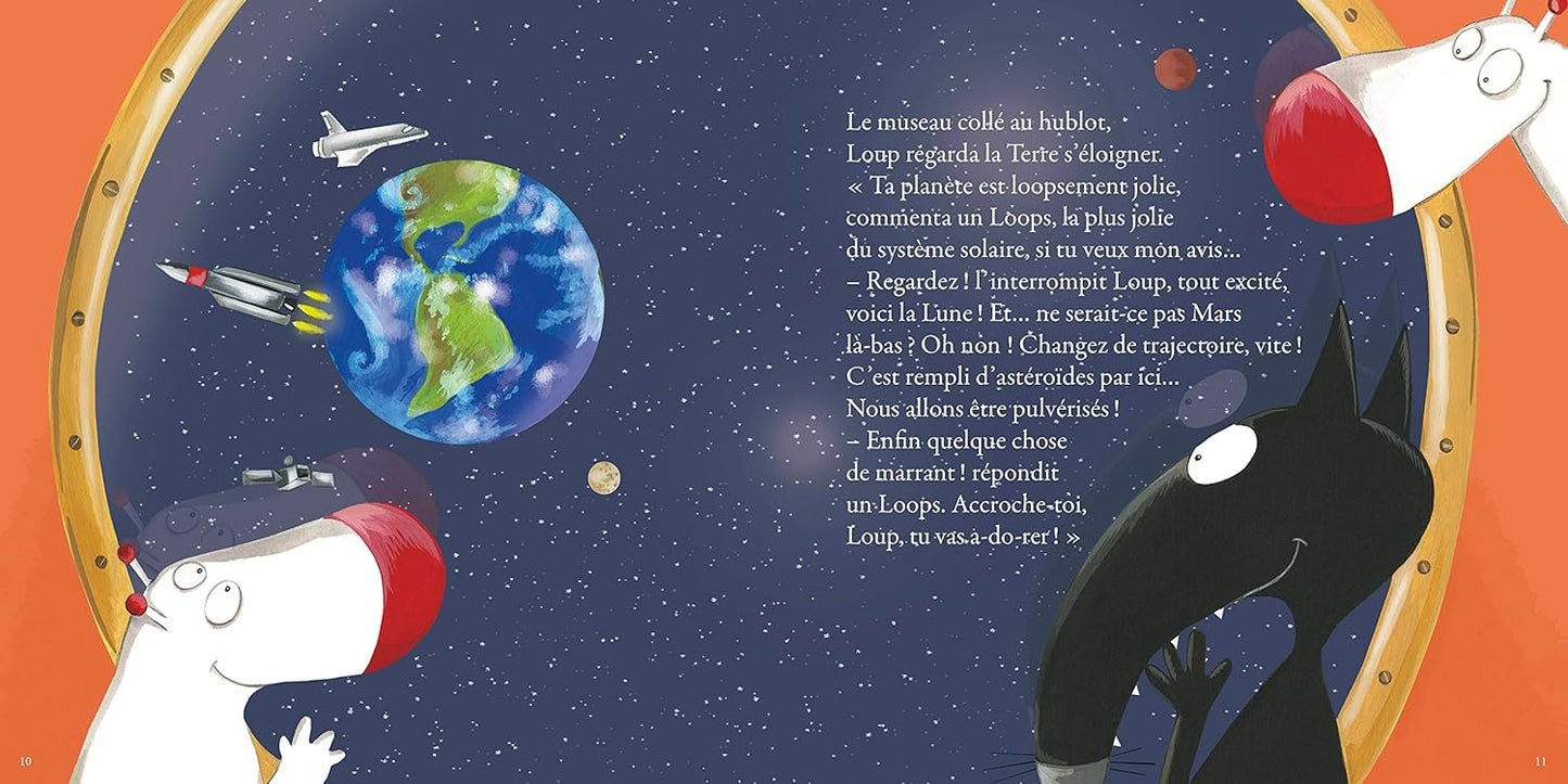 Le loup qui avait la tete dans les etoiles