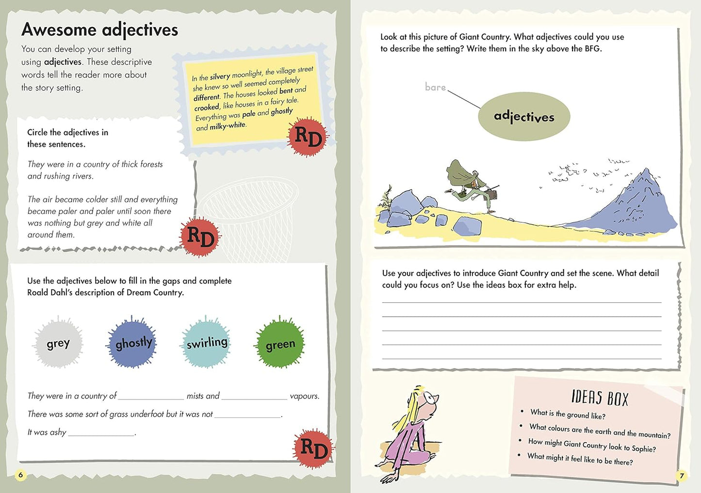 Roald Dahl's Creative Writing with The BFG: How to Write Splendid Settings