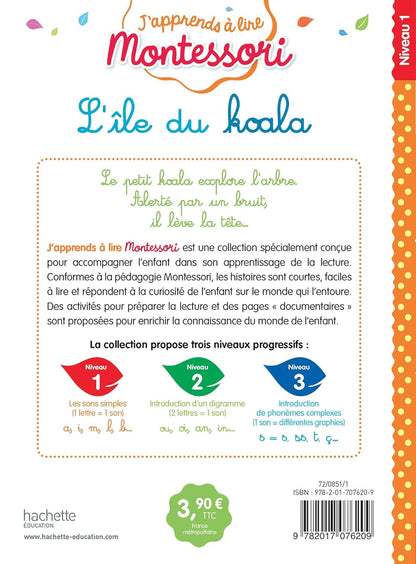 J'apprends a lire montessori - L'ile du koala