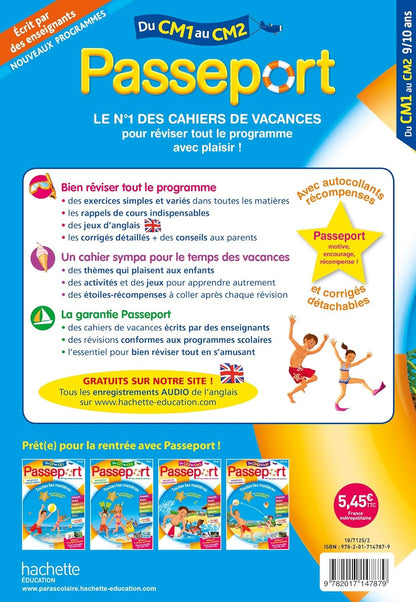 Passeport du CM1 au CM2 9/10 ans