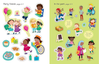 Usborne First Sticker Book My Friends