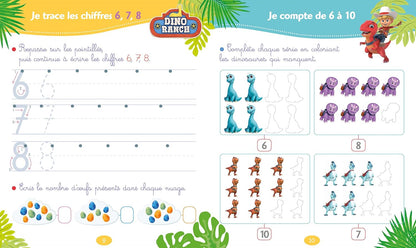 DINO RANCH - J'APPRENDS LES PREMIERS NOMBRES - MOYENNE SECTION