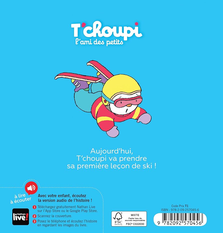 T'choupi fait du ski
