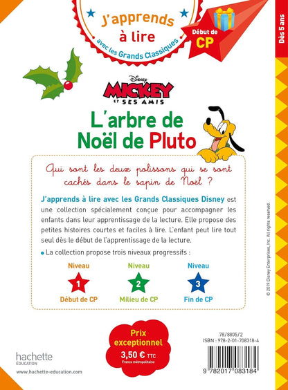 J'apprends a lire - L'arbre de Noel de Pluto