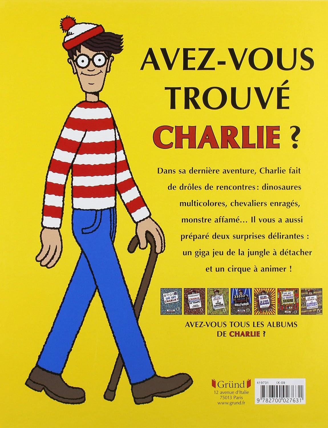 Ou est charlie le Carnet secret