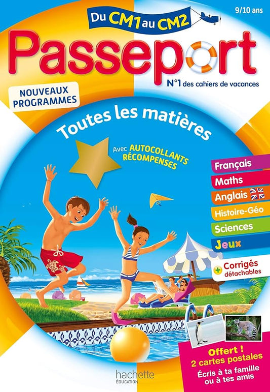 Passeport du CM1 au CM2 9/10 ans