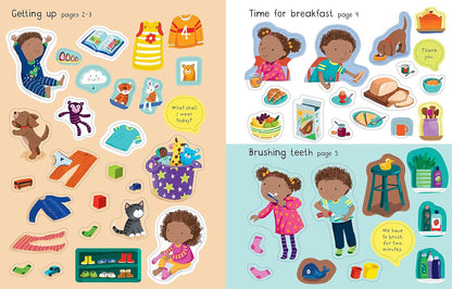 Usborne First Sticker Book My Day
