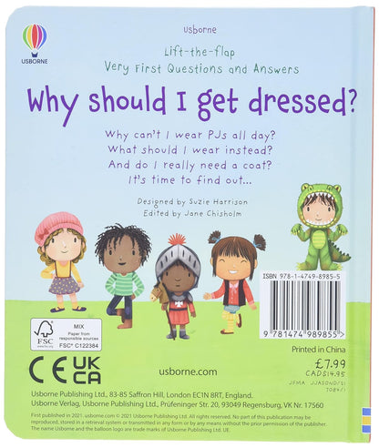 Lift-the-Flap Very First Questions and Answers: Why Should I Get Dressed?