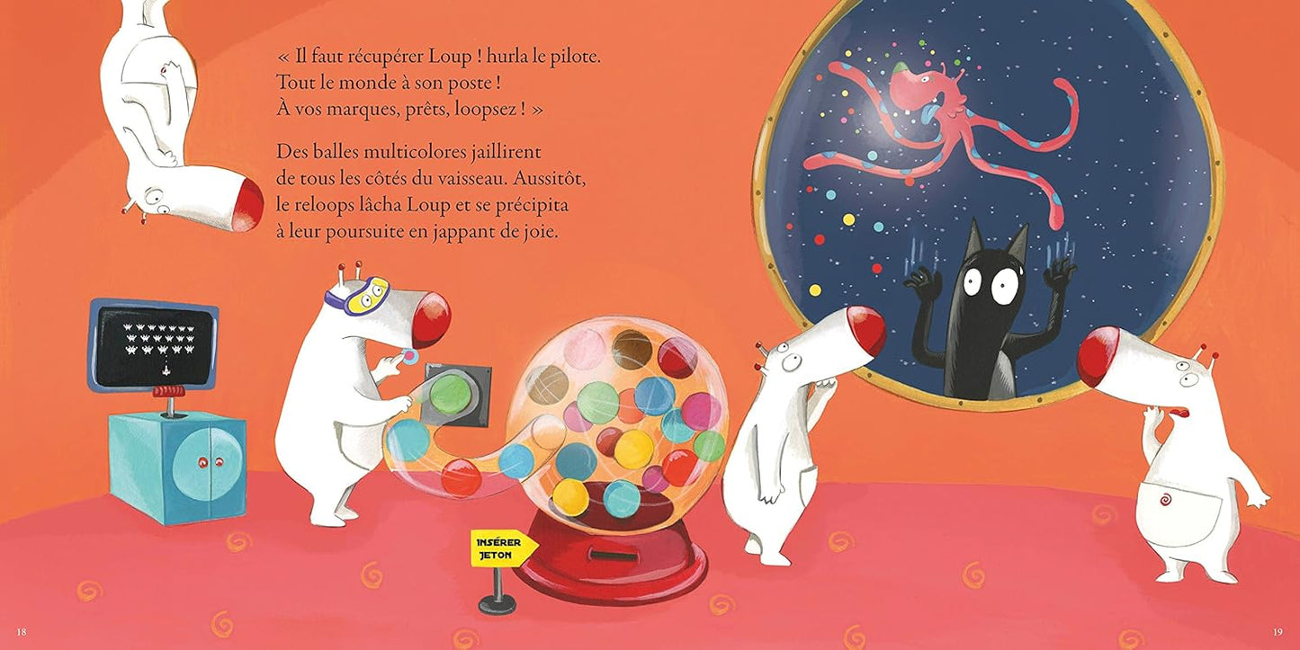 Le loup qui avait la tete dans les etoiles