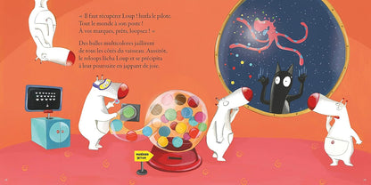 Le loup qui avait la tete dans les etoiles