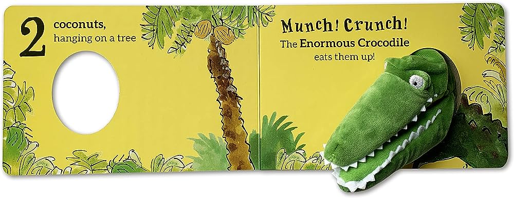 The Enormous Crocodile Finger Puppet Book