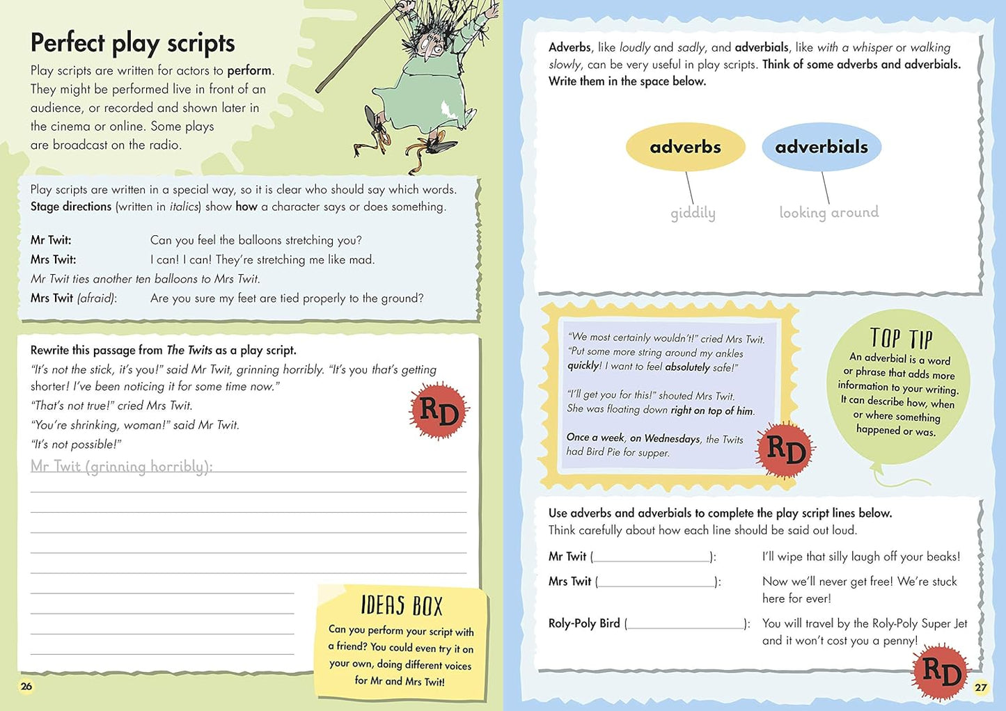 Roald Dahl Creative Writing with The Twits: Remarkable Reasons to Write