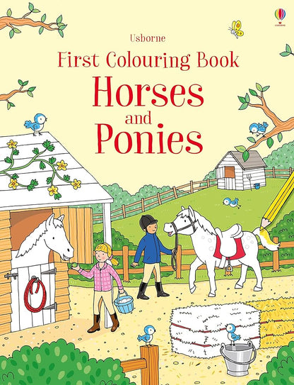 First colouring book Horses and Ponies