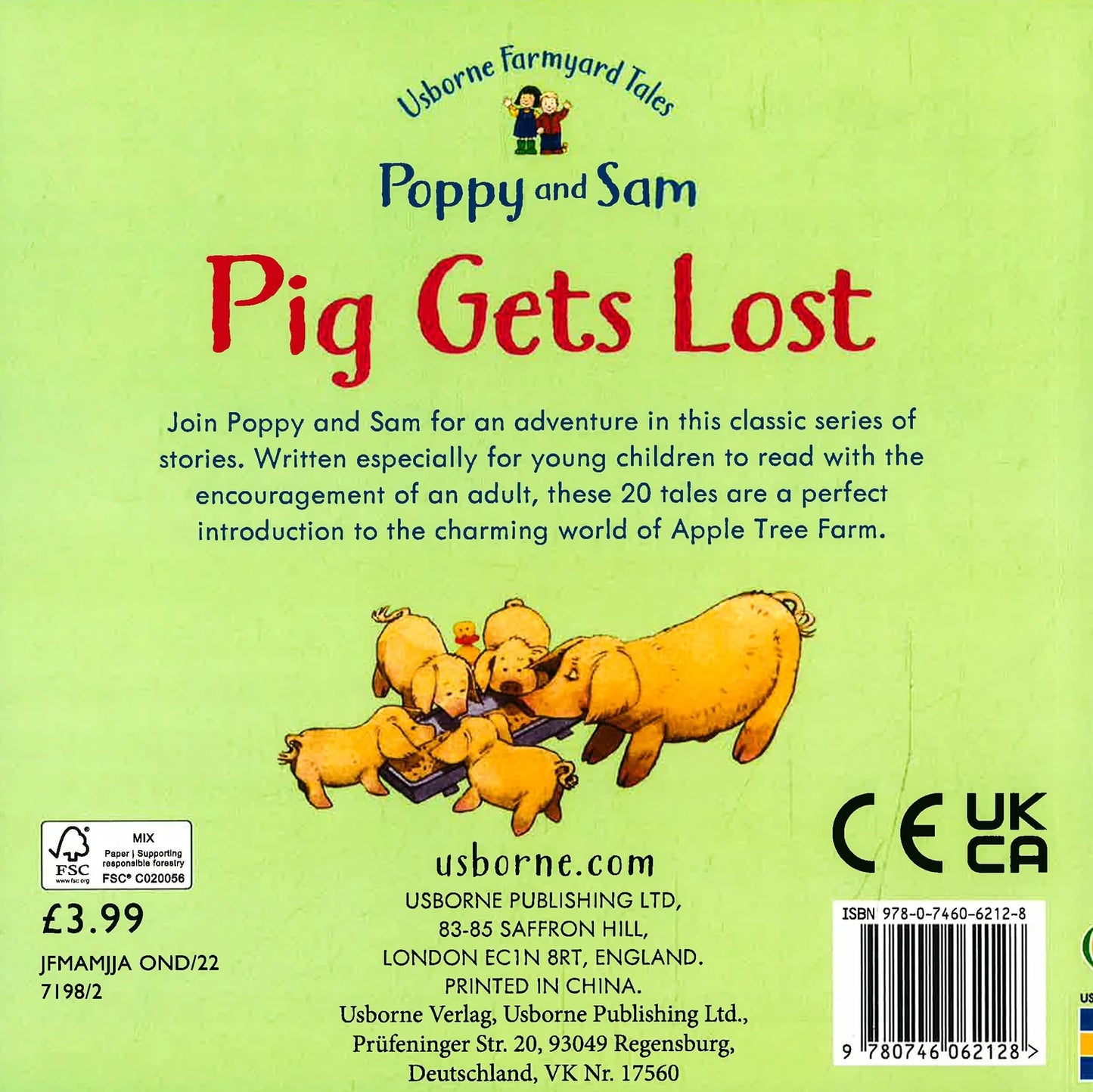 Farmyard Tales Poppy and Sam: Pig Gets Lost