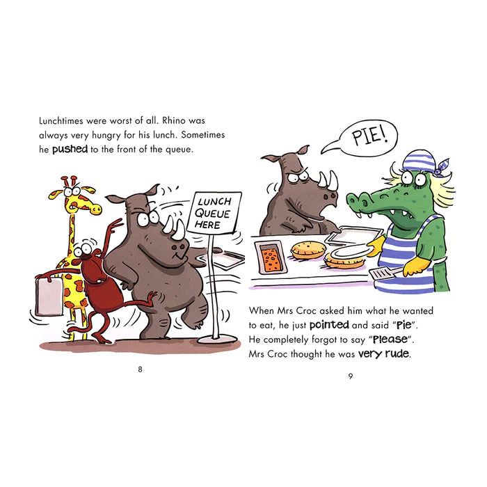 Behavior Matters- Rhino Learns to be Polite