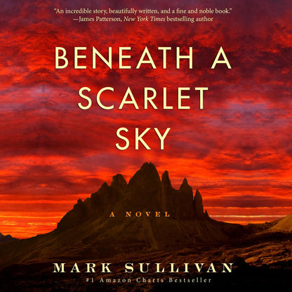 Beneath a scarlet sky