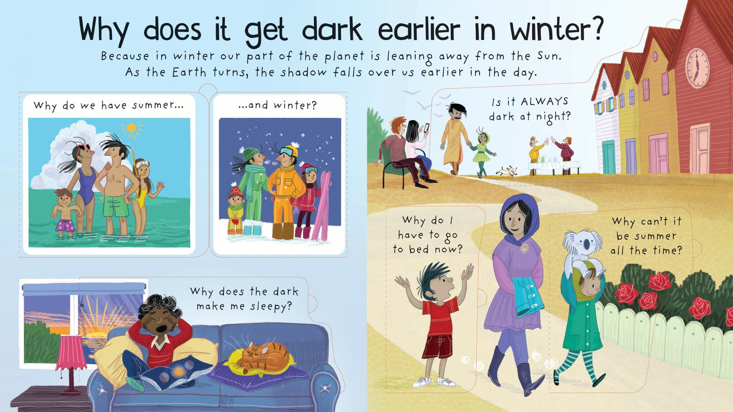 Lift-the-flap First Questions & Answers: Why is it dark at night?