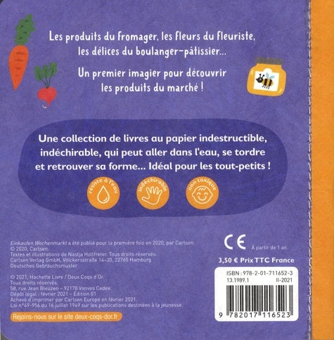 Un Livre Indestructible - Mon Premier Imagier du marche