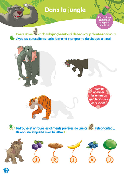 Disney Animaux - Cahier de vacances 3-4 ans