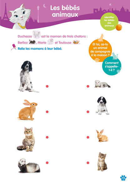 Disney Animaux - Cahier de vacances 3-4 ans