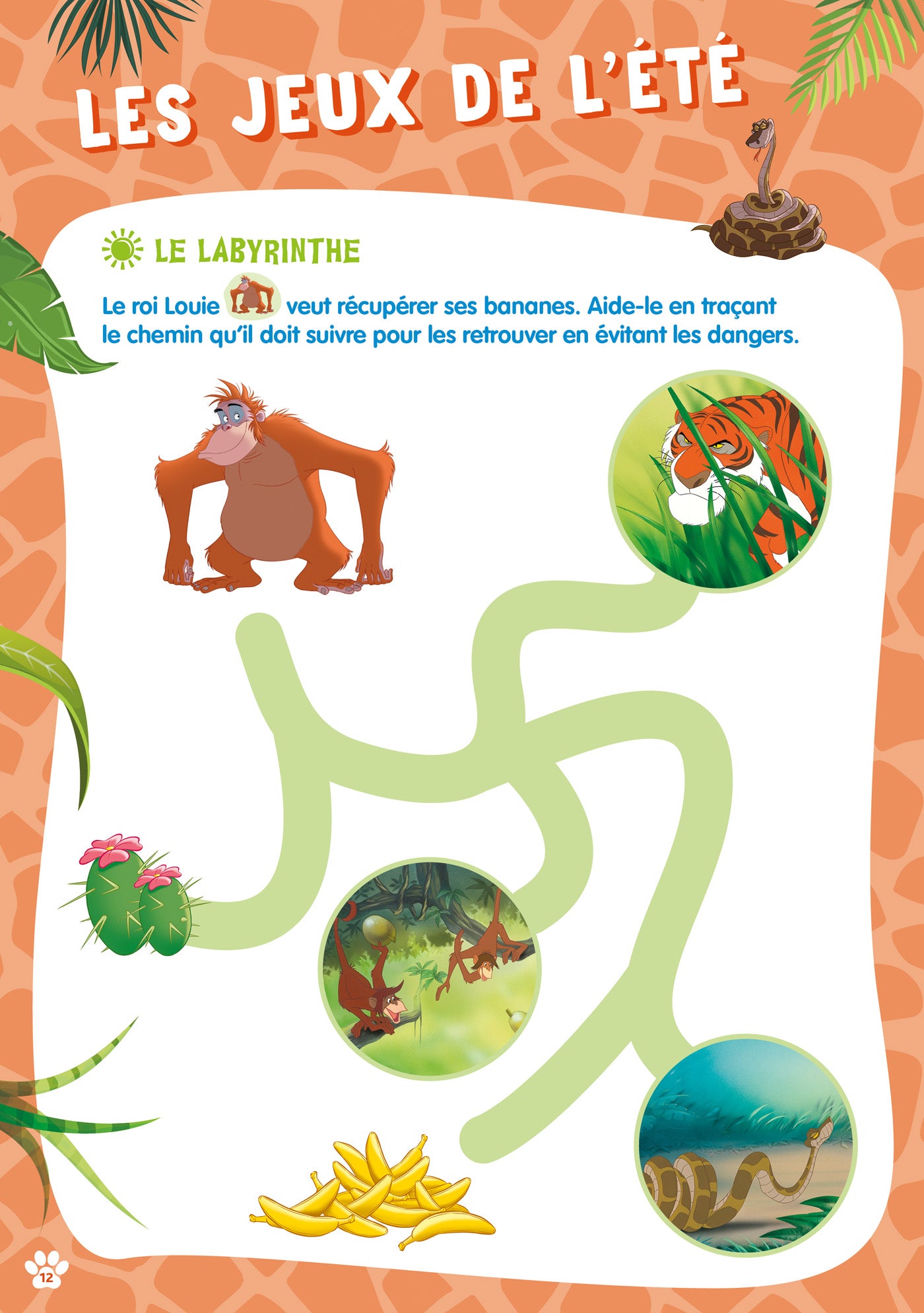 Disney Animaux - Cahier de vacances 3-4 ans