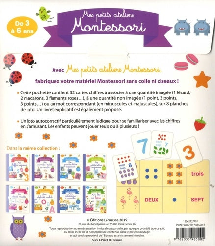 MES PETITS ATELIERS MONTESSORI - MON LOTO DES CHIFFRES