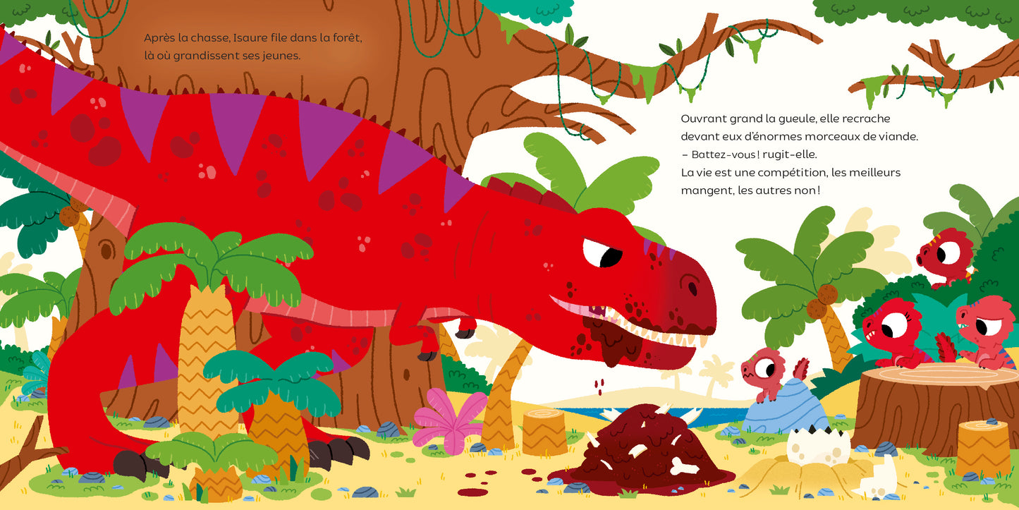 Larousse Jeunesse -  Tyrannosaure montre les crocs