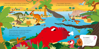 Larousse Jeunesse -  Tyrannosaure montre les crocs