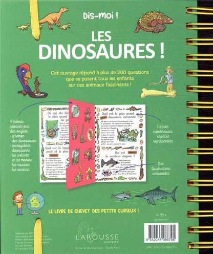 Larousse Jeunesse- Dis-moi LES DINOSAURES