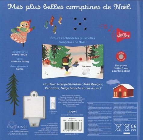 Larousse Jeunesse - Mes plus belles comptines de noel