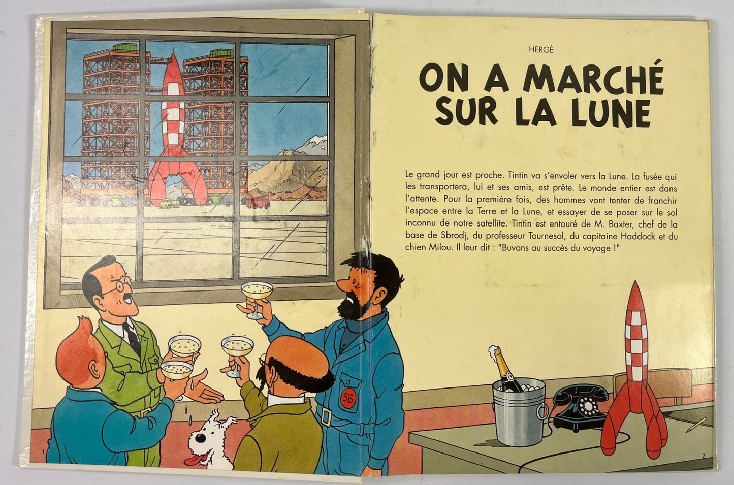 Casterman- TinTin- on a marché sur la lune