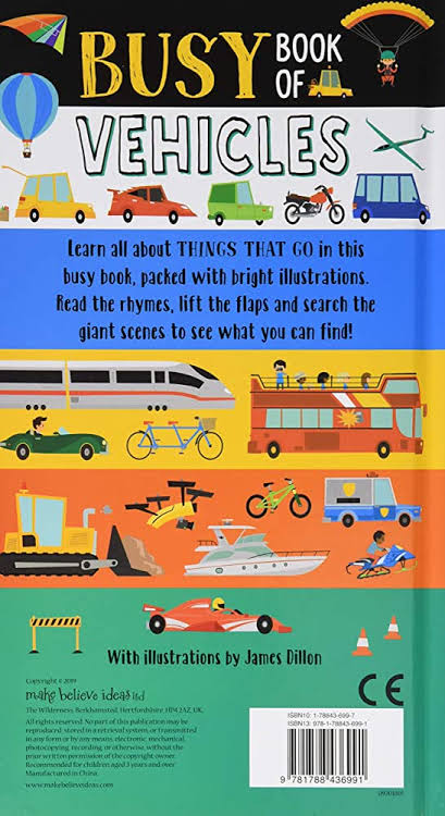 Board Books Busy Book of Vehicles