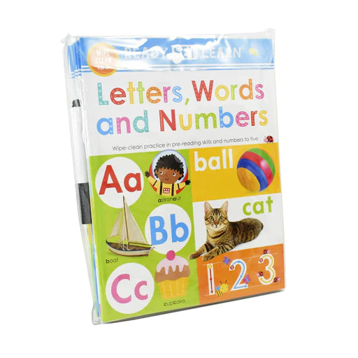 Ready Set Learn Wipe-Clean Workbooks 8-set
