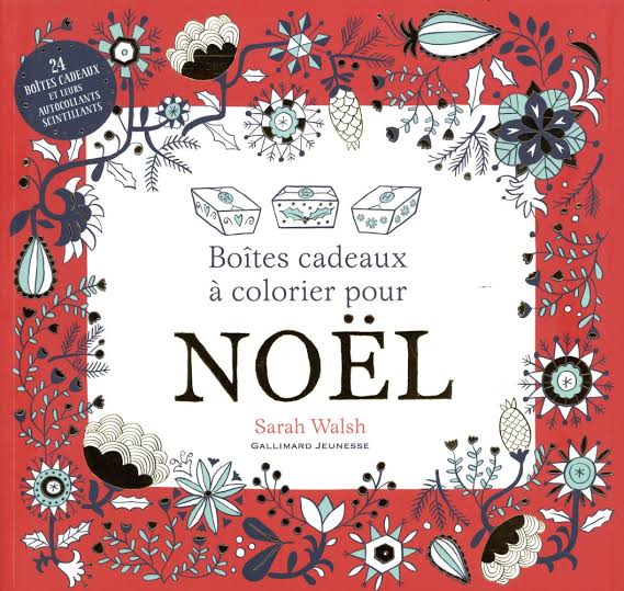 Boites Cadeau a colorier pour Noel