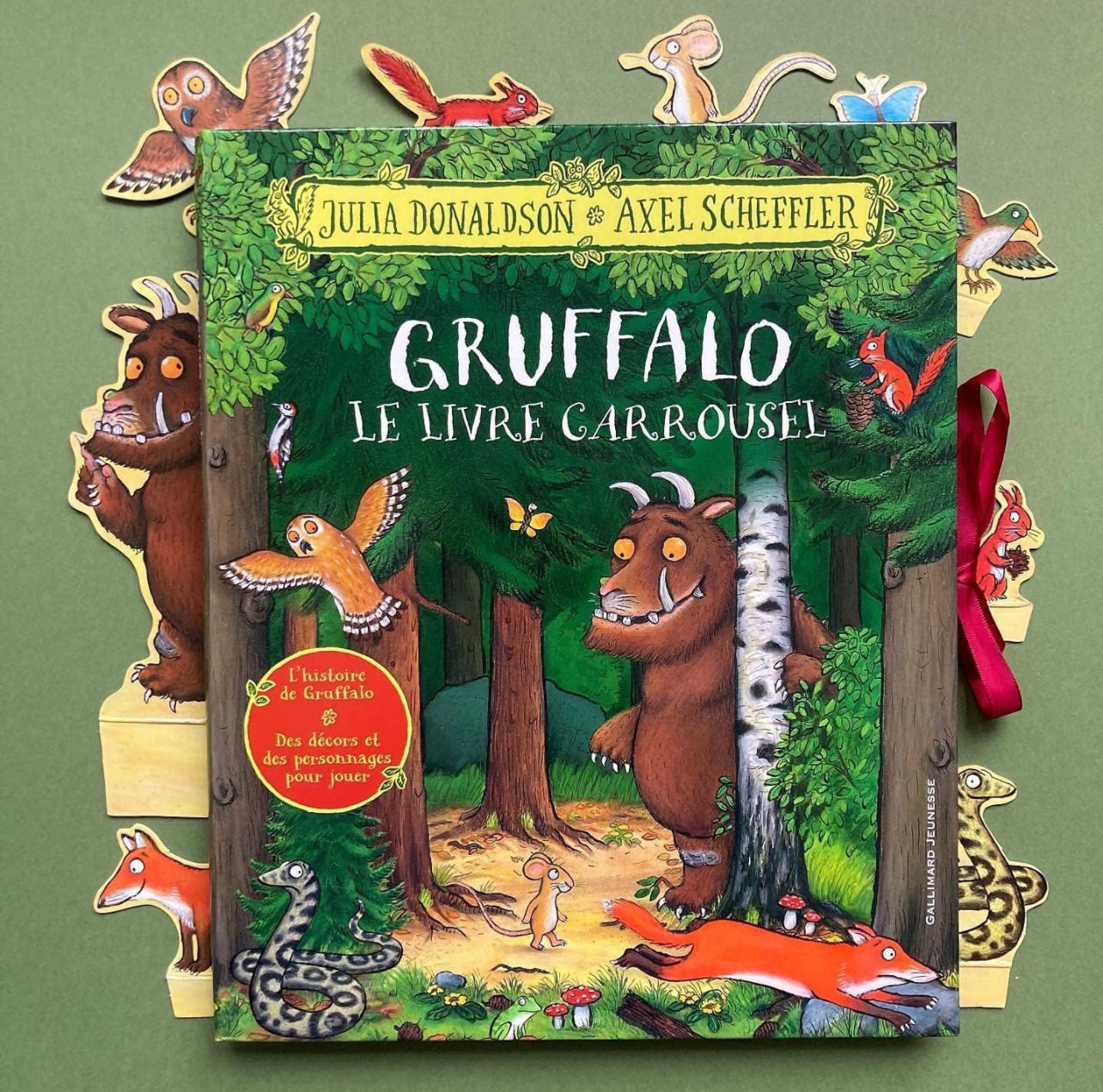 Gallimard Jeunesse - Gruffalo le livre carrousel