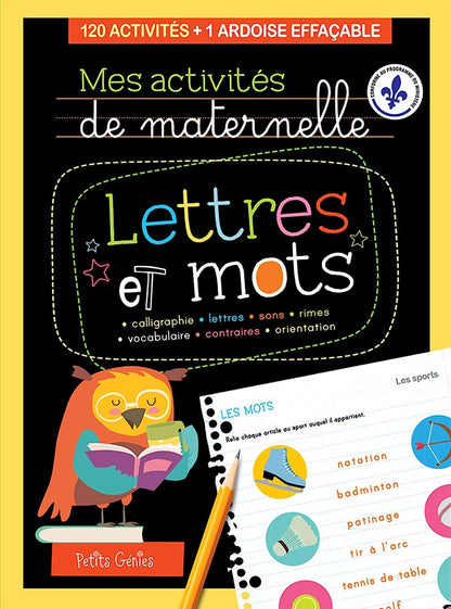 Mes Activites De Maternelle : Lettres Et Mots