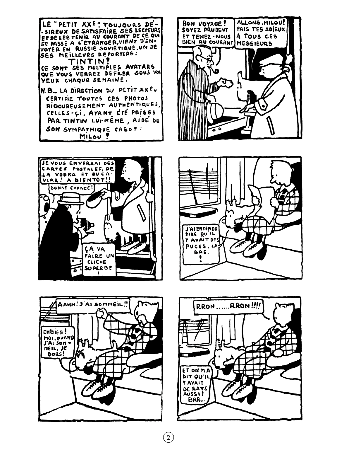 Les Aventures de Tintin - Au pays des soviets