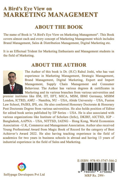 A Bird’s Eye View on Marketing Management