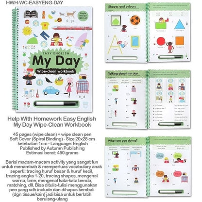 Wipe clean workbook: My Day