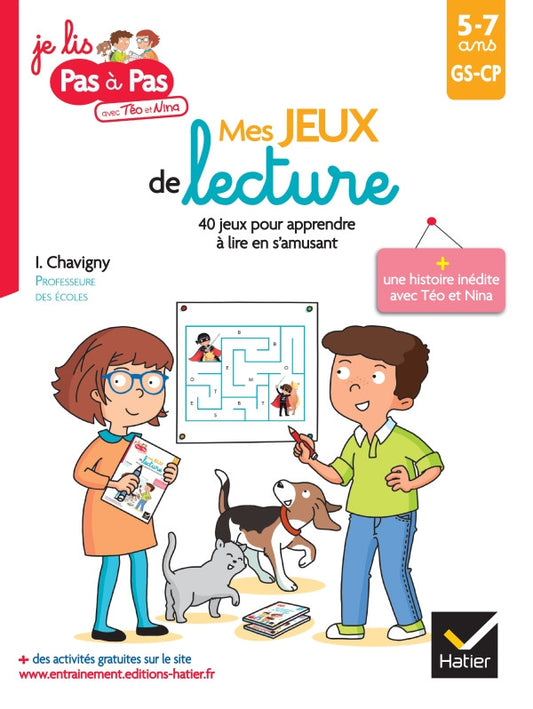 Pas a Pas Mes jeux de Lecture 5-7 ans