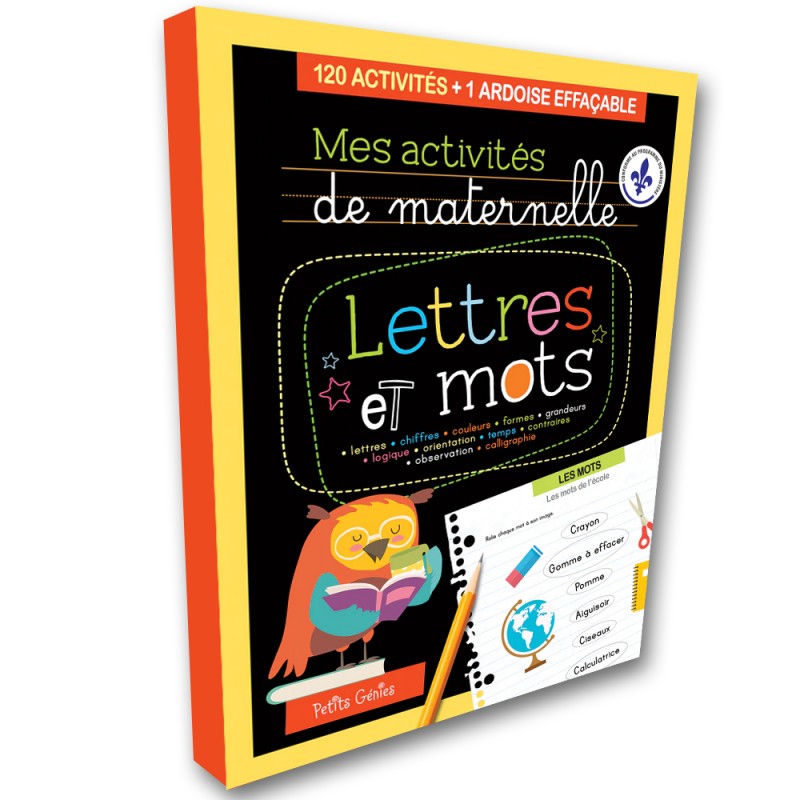 Mes Activites De Maternelle : Lettres Et Mots