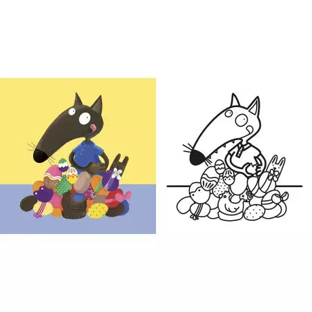 Auzou - Mes Premiers coloriages p'tit loup