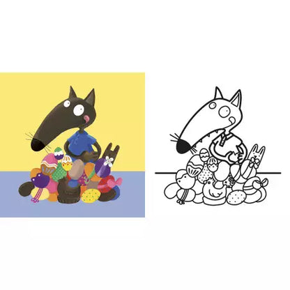 Auzou - Mes Premiers coloriages p'tit loup